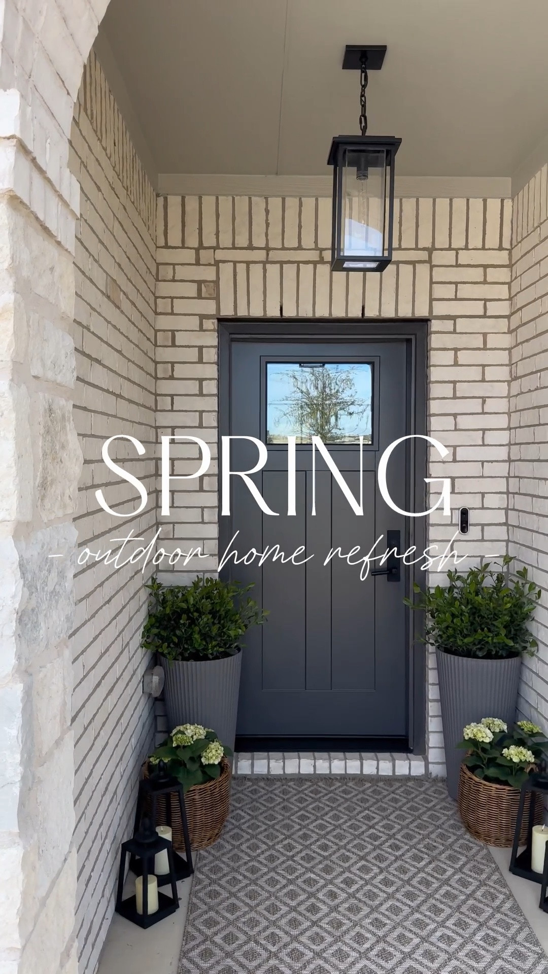 Spring Outdoor Refresh 🌤️ sharing some early spring inspo - this is my current set up from last spring 🌤️🧺🪴

🌿Wicker Planter Basket that’s fully lined with plastic, making it perfect for real plants like my potted hydrangeas - only $29!
🌿 Loloi Outdoor Rug - I love the texture and pattern + it’s on sale for $68! 
🌿 Lanterns + Planters are from last year but I also linked for easy shopping 😊
🌿 Also linked some gorgeous faux plants for those who do not have green thumbs

Front Porch, Spring Decor, Neutral Home Decor, Homes with Purpose, Affordable Decor, Outdoor Decor

#homeswithpurpose #neutralhomesofinsta #cozyhomedecor #boujieonabudget #homedecorinspo

#LTKSeasonal #LTKHome #LTKSaleAlert
