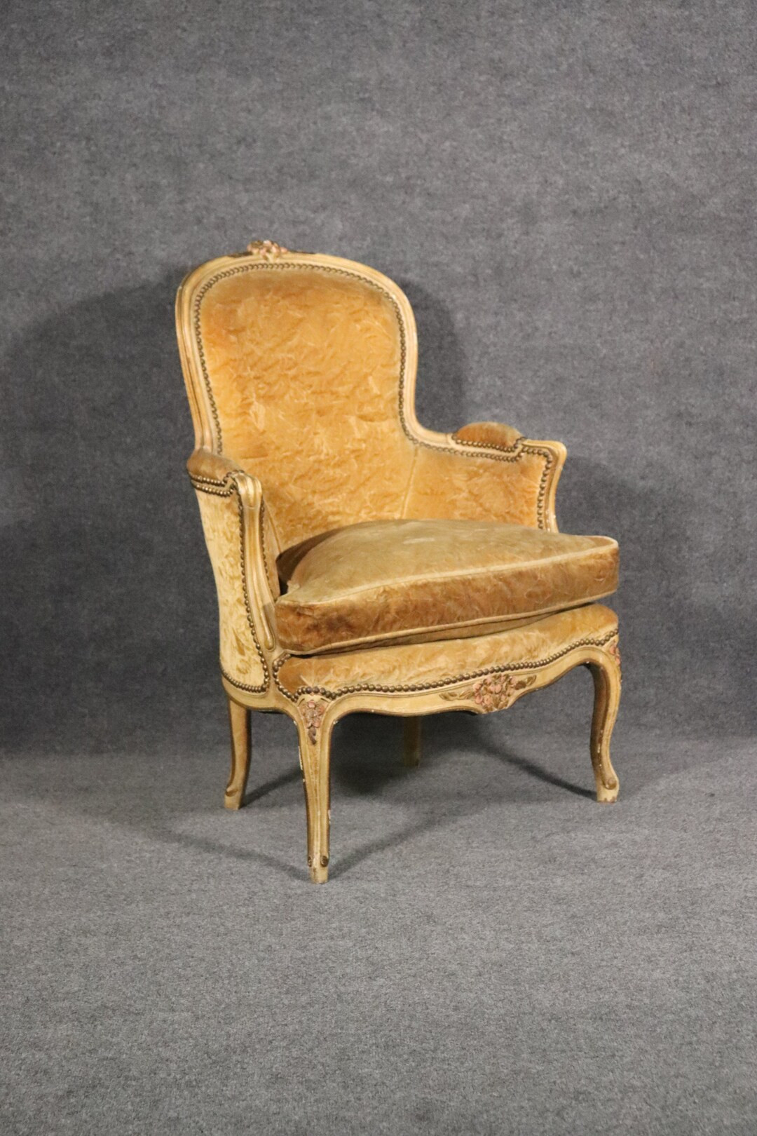 Fine Signed Maison Jansen Crushed Velvet French Louis XV - Etsy | Etsy (US)