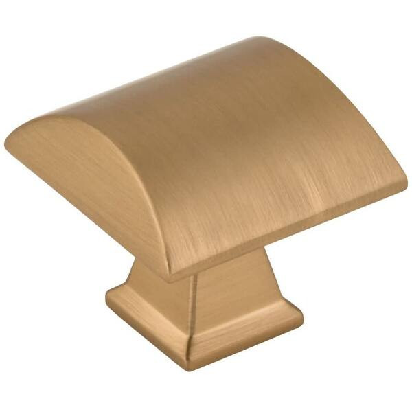 Jeffrey Alexander Roman 1-1/4 Inch Square Cabinet Knob - Satin Bronze | Bed Bath & Beyond