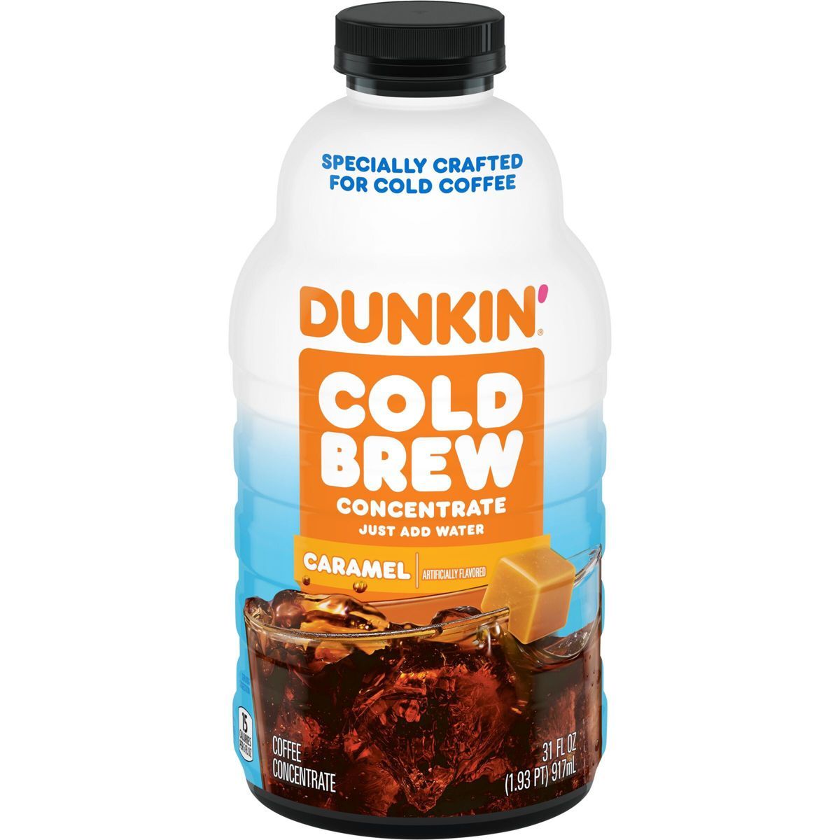 Dunkin Caramel Flavored Cold Brew Coffee Concentrate – 31oz | Target