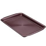 Circulon Nonstick Bakeware, Nonstick Cookie Sheet / Baking Sheet - 11 Inch x 17 Inch, Merlot Red | Amazon (US)