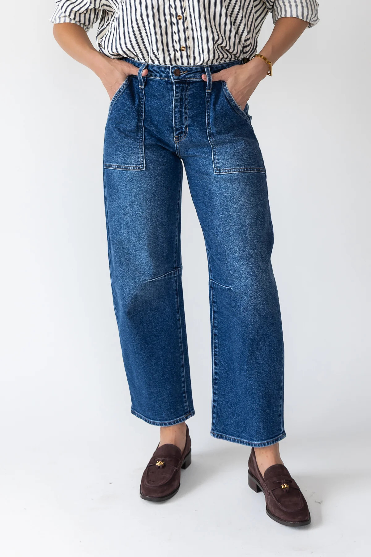 Bennett Dark Utility Seamed Barrel | JO+CO