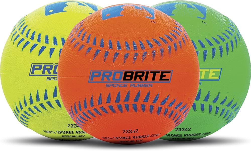 Franklin Sports - Pro Brite - Neon Rubber Teeball - MLB - Youth Tball - Baseball + Softball - Ind... | Amazon (US)