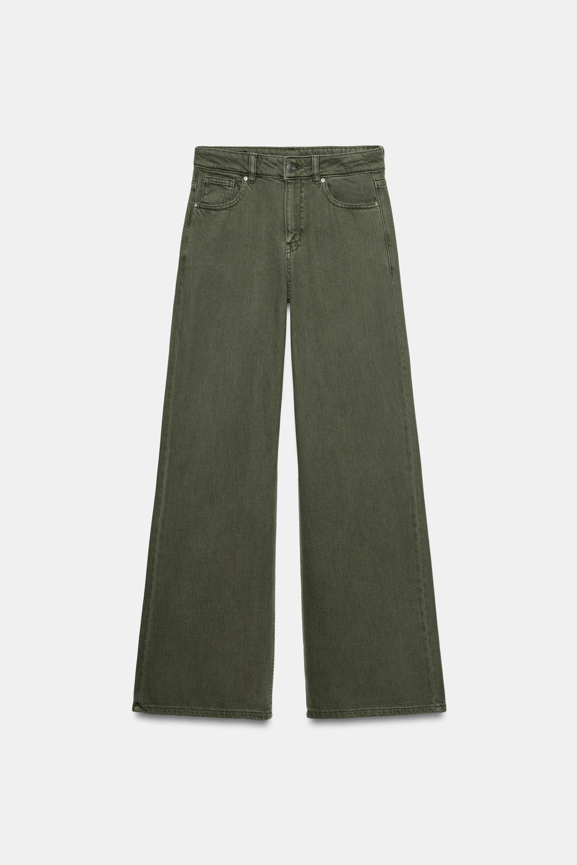 Z1975 WIDE-LEG HIGH-WAIST FLUID JEANS | Zara US