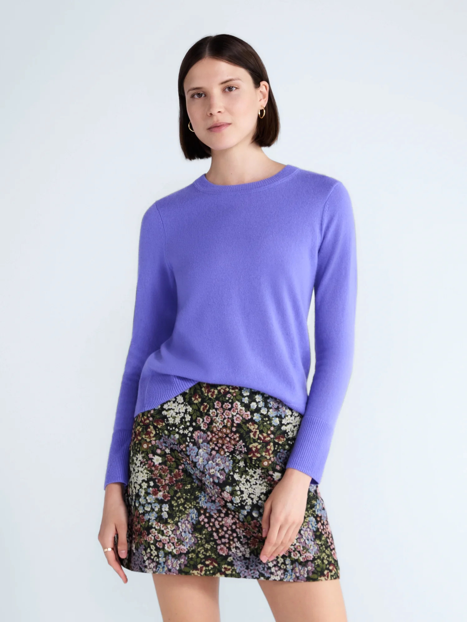 Free Assembly Women's and Women's Plus Cashmere Sweater with Long Sleeves, Sizes XS-4X | Walmart (US)