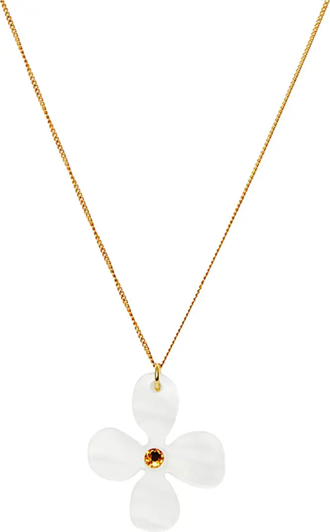 Daisy Pendant Necklace - Summer White | Nordstrom