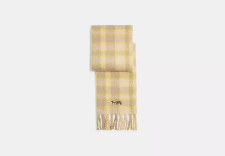 Classic Plaid Oversized Muffler | Coach Outlet US