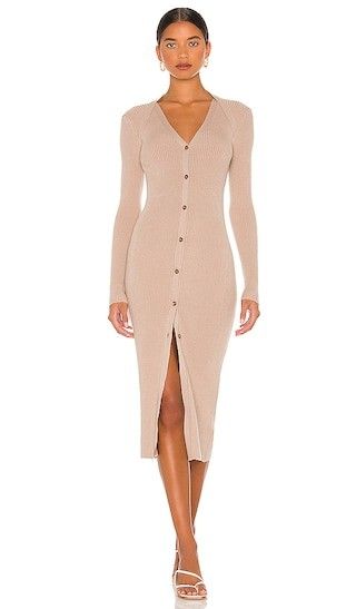 Lula Dress in Oyster Grey | Revolve Clothing (Global)