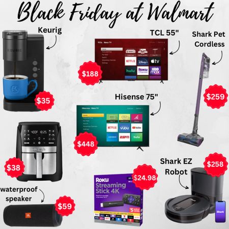 Walmart Black Friday begins Nov. 7! Don’t forget to shop early as a Walmart+ Member! 12pm for Members & 7pm for Everyone!

#LTKHoliday #LTKsalealert #LTKSeasonal
