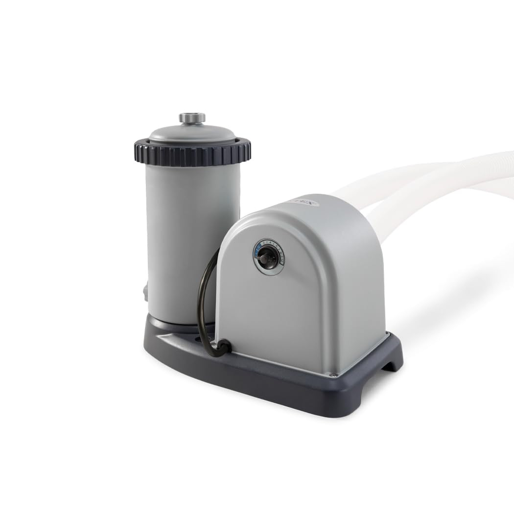 INTEX C1500 Krystal Clear Cartridge Filter Pump for Above Ground Pools: 1500 GPH Pump Flow Rate ... | Amazon (US)