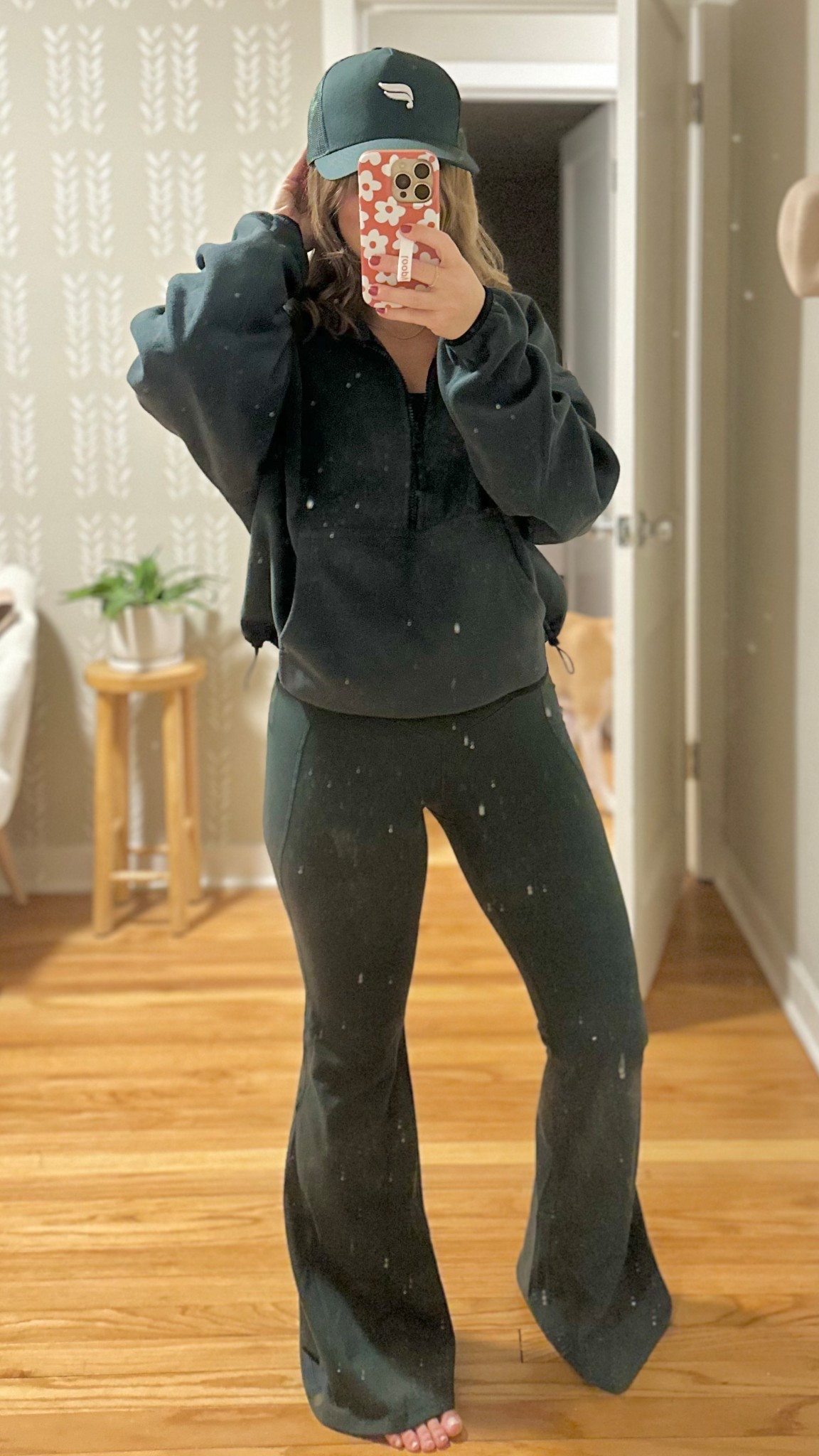 pants: small short
bralette: xs
fleece: small

#LTKSeasonal #LTKActive #LTKPetite