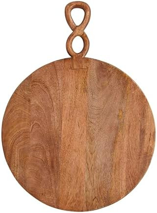 Mud Pie Large Twisted Round Board; 25 1/2" x 18" | Amazon (US)