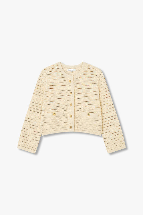 REFORMATION
						
					
				
				
			
        
        
            볼 버튼 크로셰 니트 ... | SiKorea