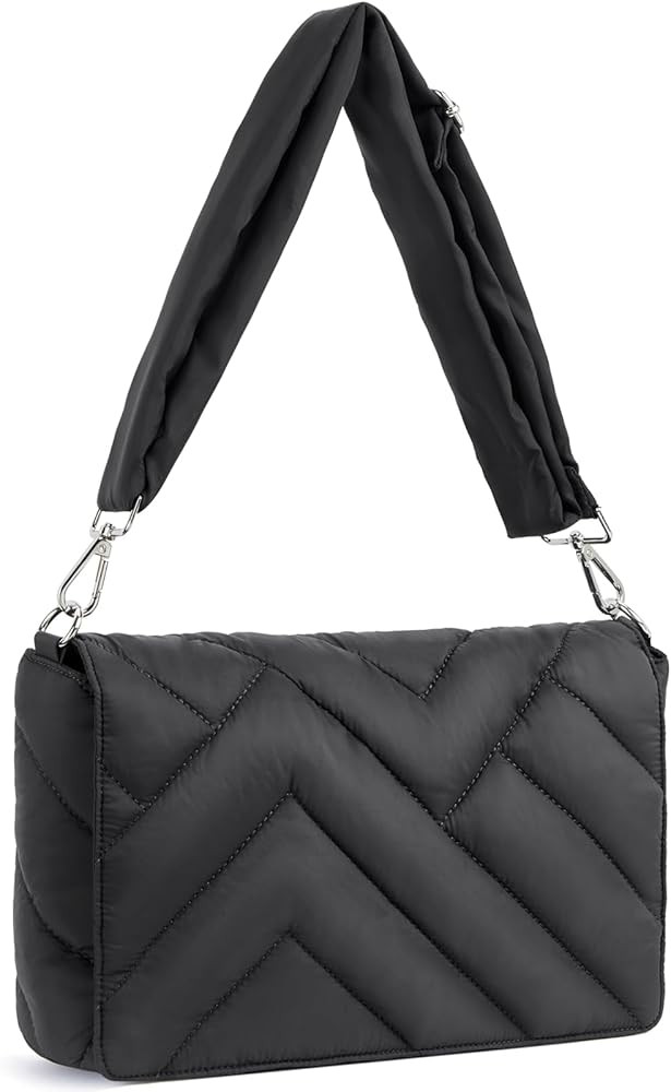 BOSTANTEN Quilted Crossbody Bags for Women Puffer Bag Designer Purse Lightweight Shoulder Handbag... | Amazon (US)