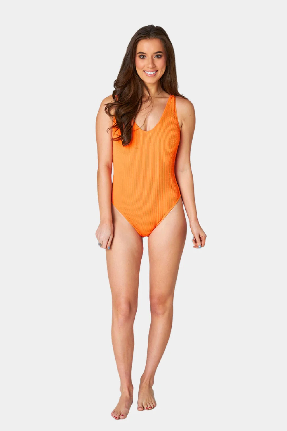 BuddyLove | Bondi One-Piece Swimsuit | Orange | BuddyLove