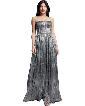 Dress the Population Women's Audrina Fit and Flare Midi Dress | Amazon (US)