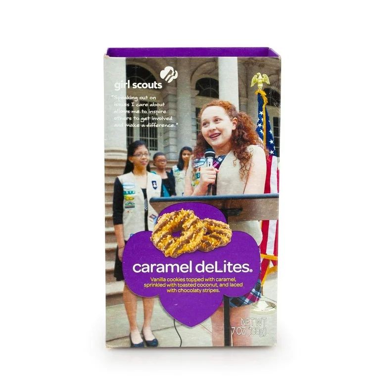 Girl Scout Caramel Delites Cookies 7 Ounce Box - Walmart.com | Walmart (US)