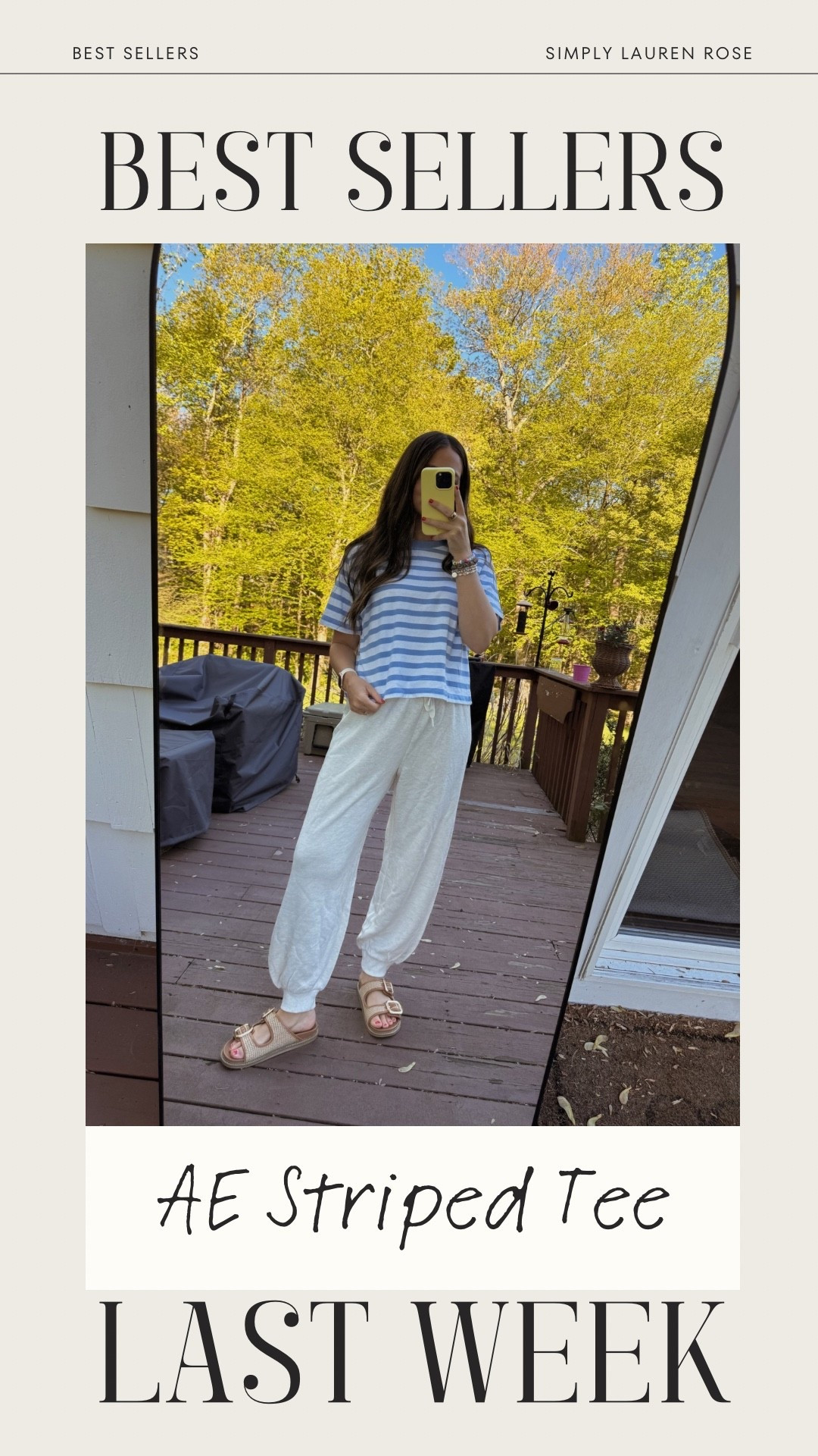 This striped tee is so cute! It’s currently on sale!! Wearing size m

#LTKSaleAlert #LTKootd