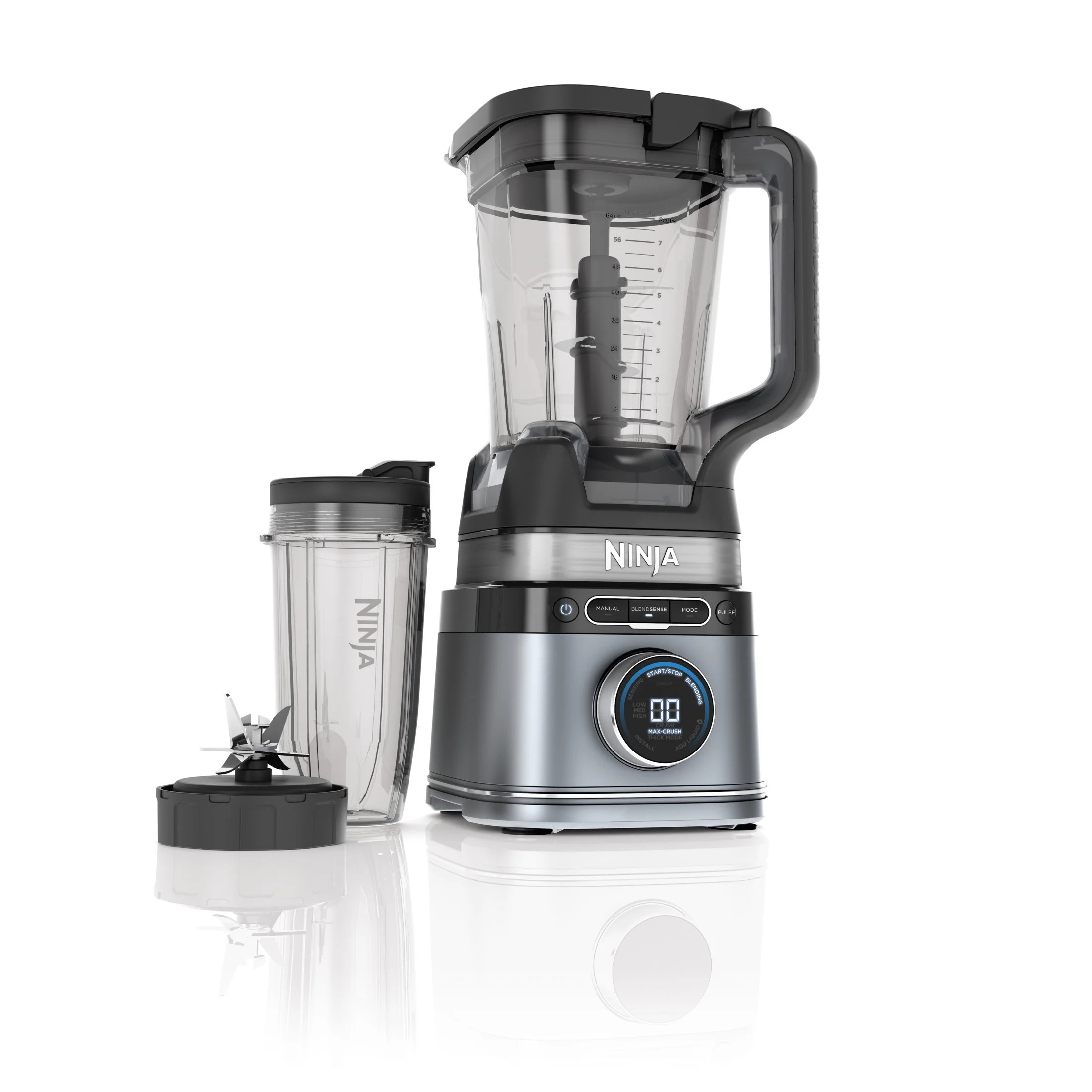 Ninja Detect Duo 72 oz Blender, 3 Speeds, Smoothies, Blending, Chopping, BlendSense Technology, 1... | Walmart (US)