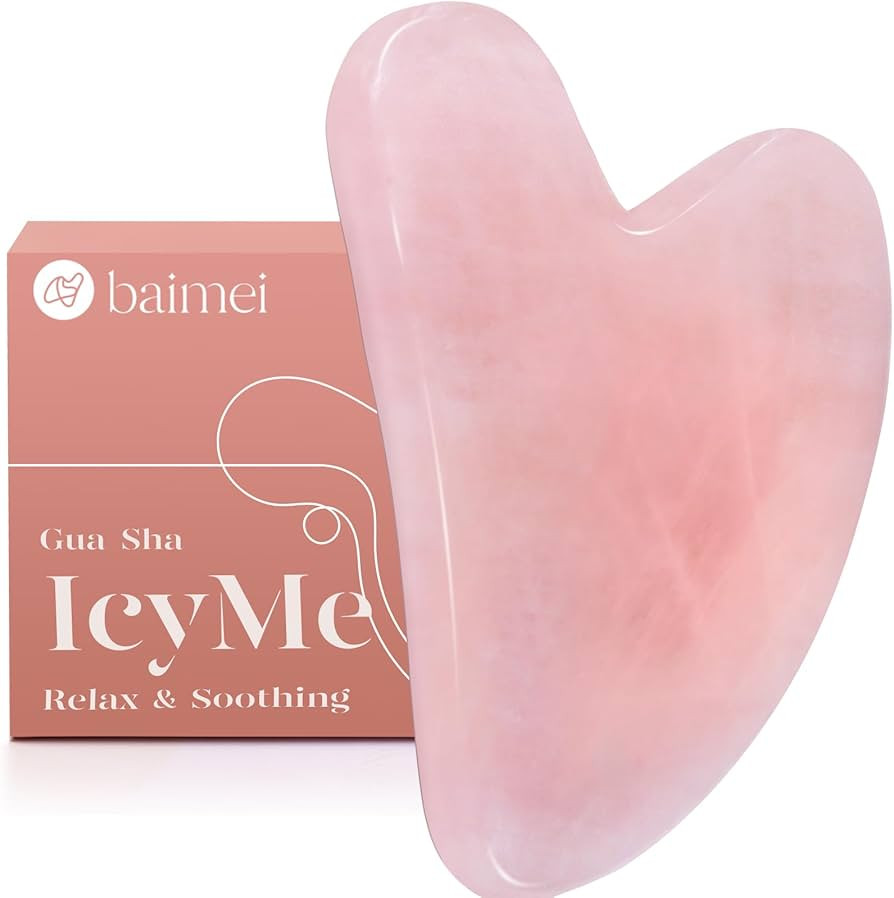 BAIMEI Gua Sha Facial Tool for Self Care, Massage Tool for Face and Body Treatment, Relieve Tensi... | Amazon (US)