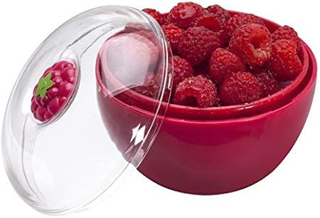 Berry Colander Pod by Joie - wash, strain, serve and store (Raspberry) | Amazon (US)