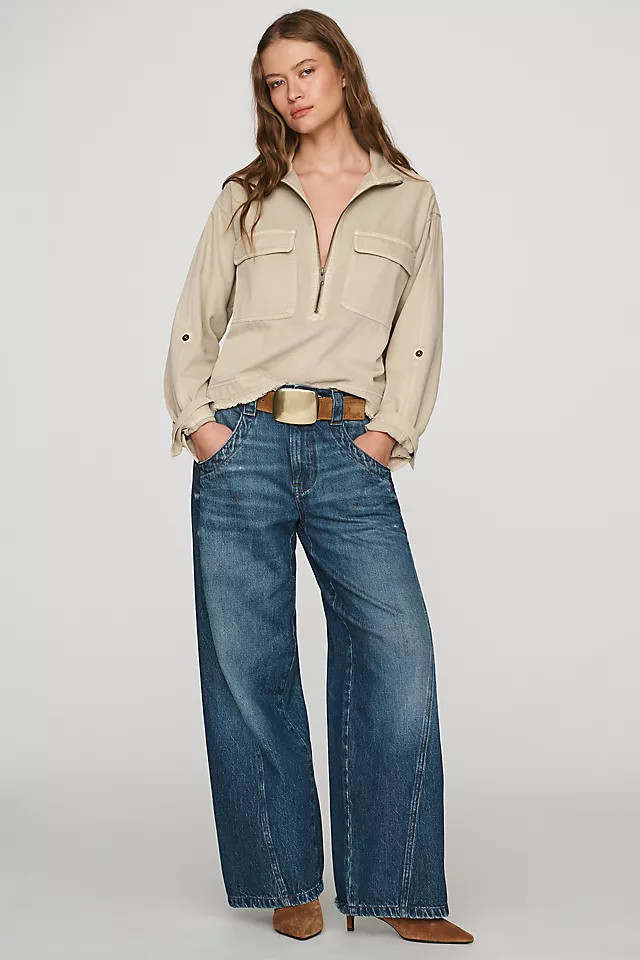 Kenny High Rise Tapered Barrel Leg Jeans | Anthropologie (US)