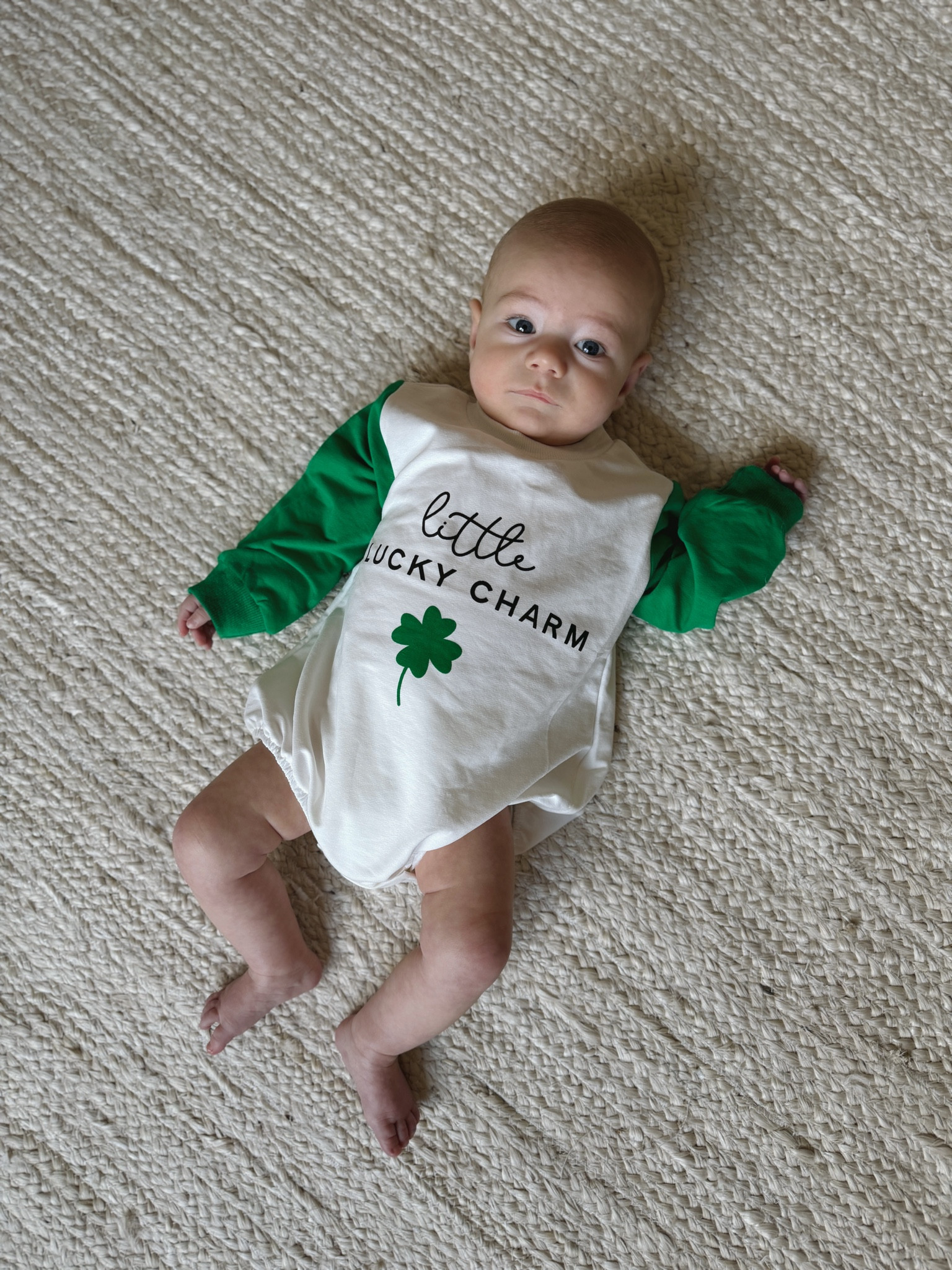 Little lucky charm
Baby onesie from Amazon 

#LTKKids #LTKmomlife #LTKBaby