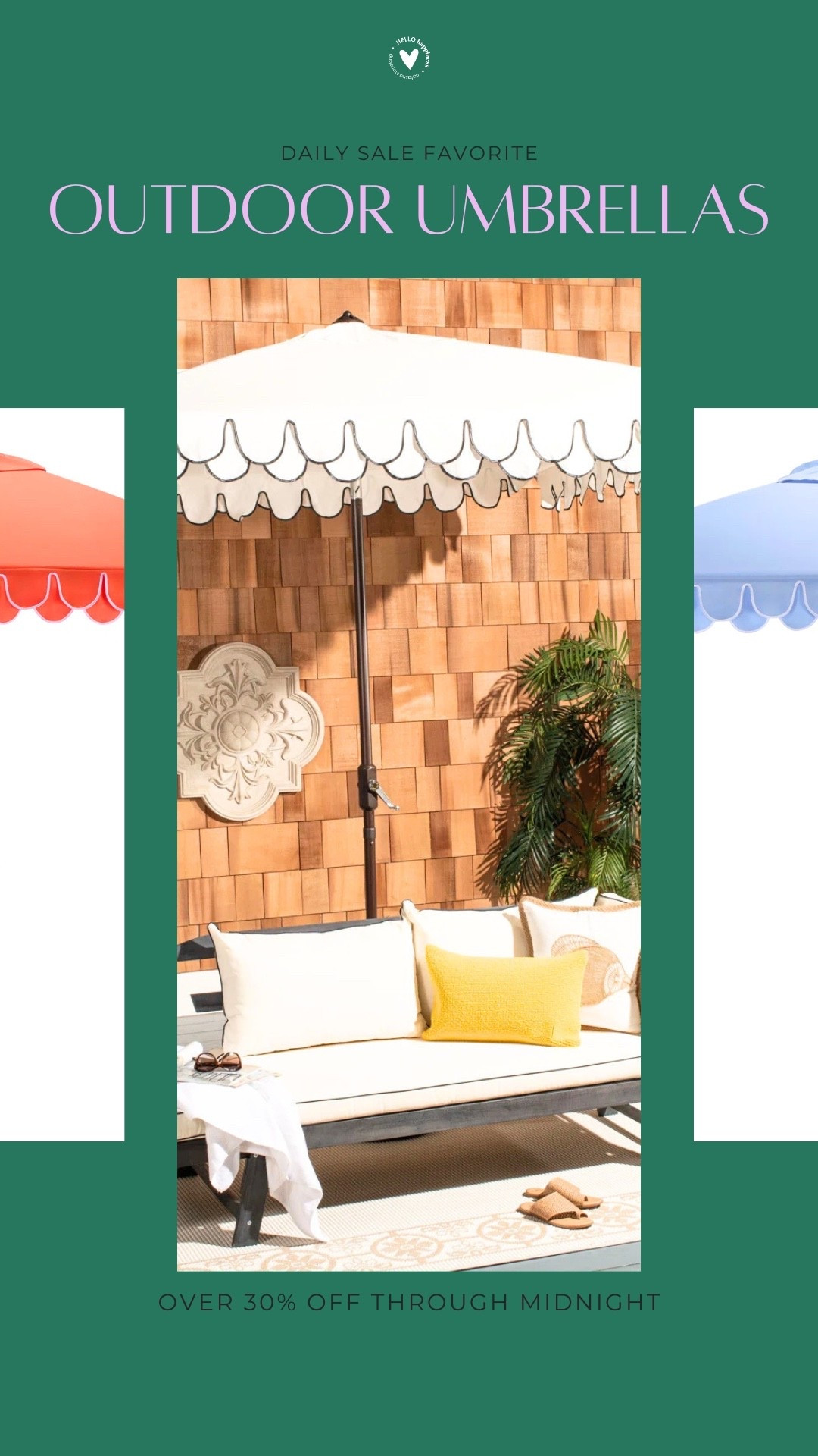 Backyard refresh loading… 30% off umbrellas ☀️

#LTKHome #LTKSeasonal #LTKSaleAlert