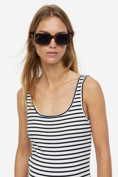 MAMA Ribbed Sleeveless Dress | H&M (US + CA)