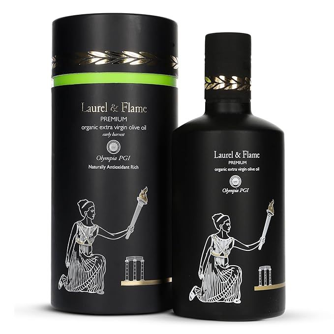 Laurel & Flame Olypmia PGI - Olive Oil Extra Virgin - Polyphenol Rich (786 MG/KG) - Multiple Awar... | Amazon (US)