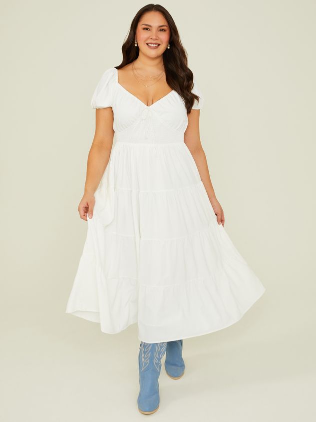 Claire Maxi Dress in White | Arula | Arula