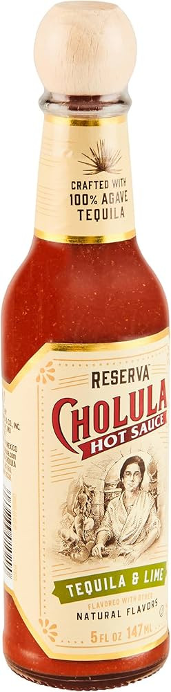 Cholula Tequila & Lime Reserva Hot Sauce (Crafted with 100% Agave Tequila), 5 fl oz | Amazon (US)