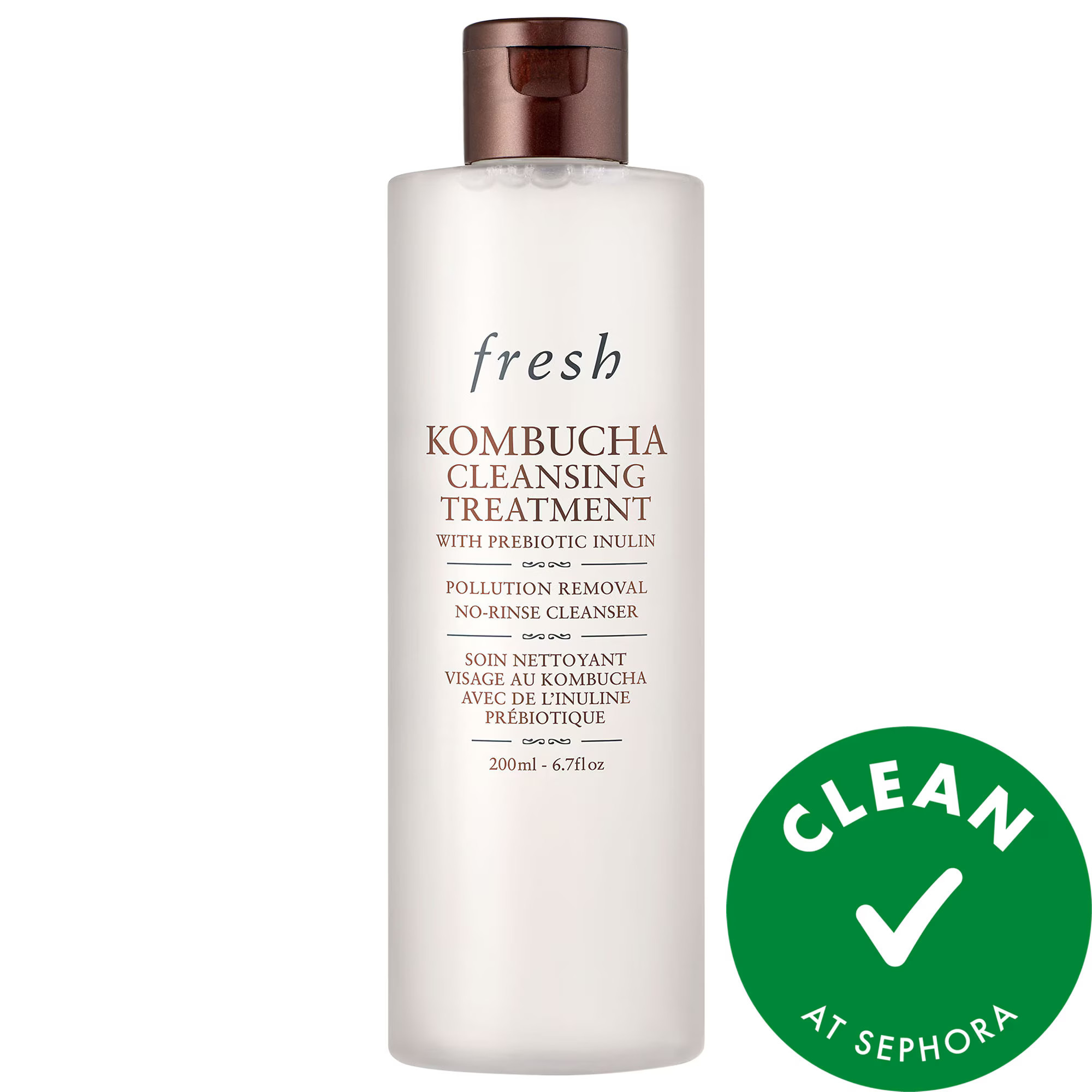 fresh Kombucha 2-in-1 No-Rinse Cleanser & Prebiotic Treatment 6.7 oz/ 200 mL | Sephora (US)