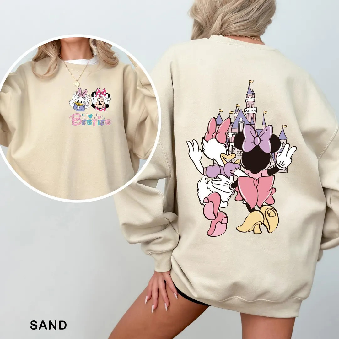 Minnie and Daisy Besties Sweatshirt, Daisy & Minnie Matching Sweatshirt, Disney Fall Besties Trip... | Etsy (US)