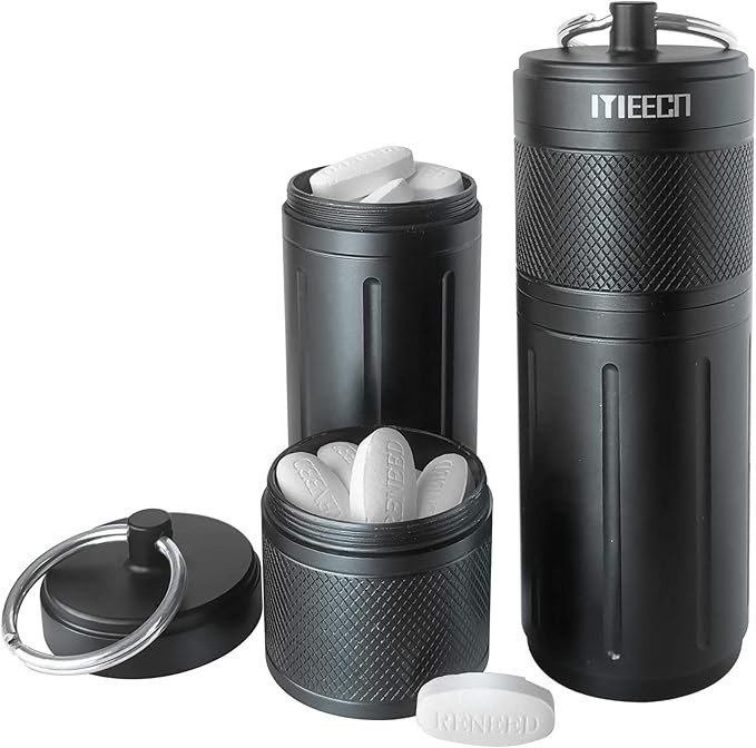 MEECN Two-layer Pill Organizer, Waterproof Pill Container, Pill Holder can store pills anything s... | Amazon (US)