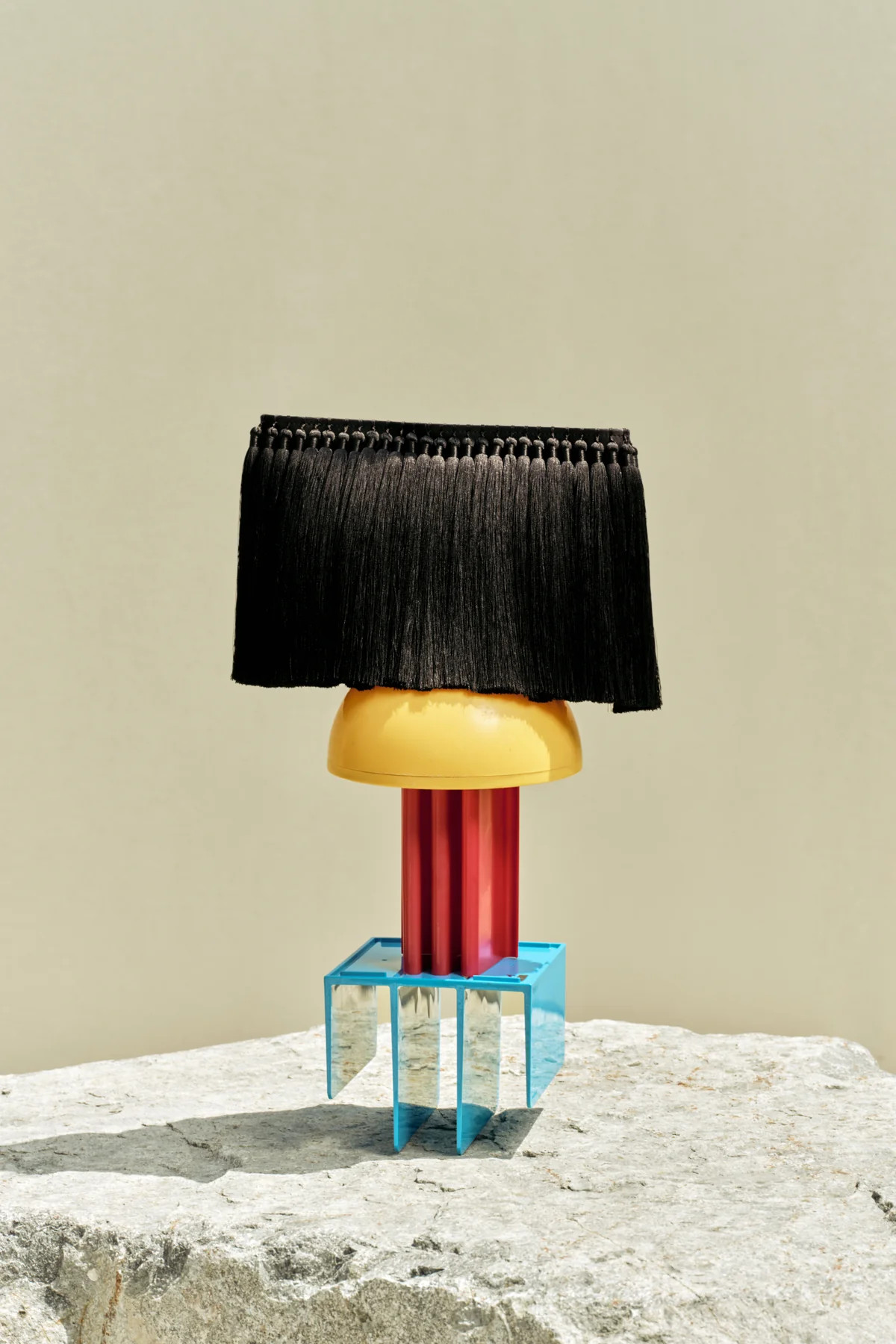 Tassel Boxy Clutch In Black | Simon Miller