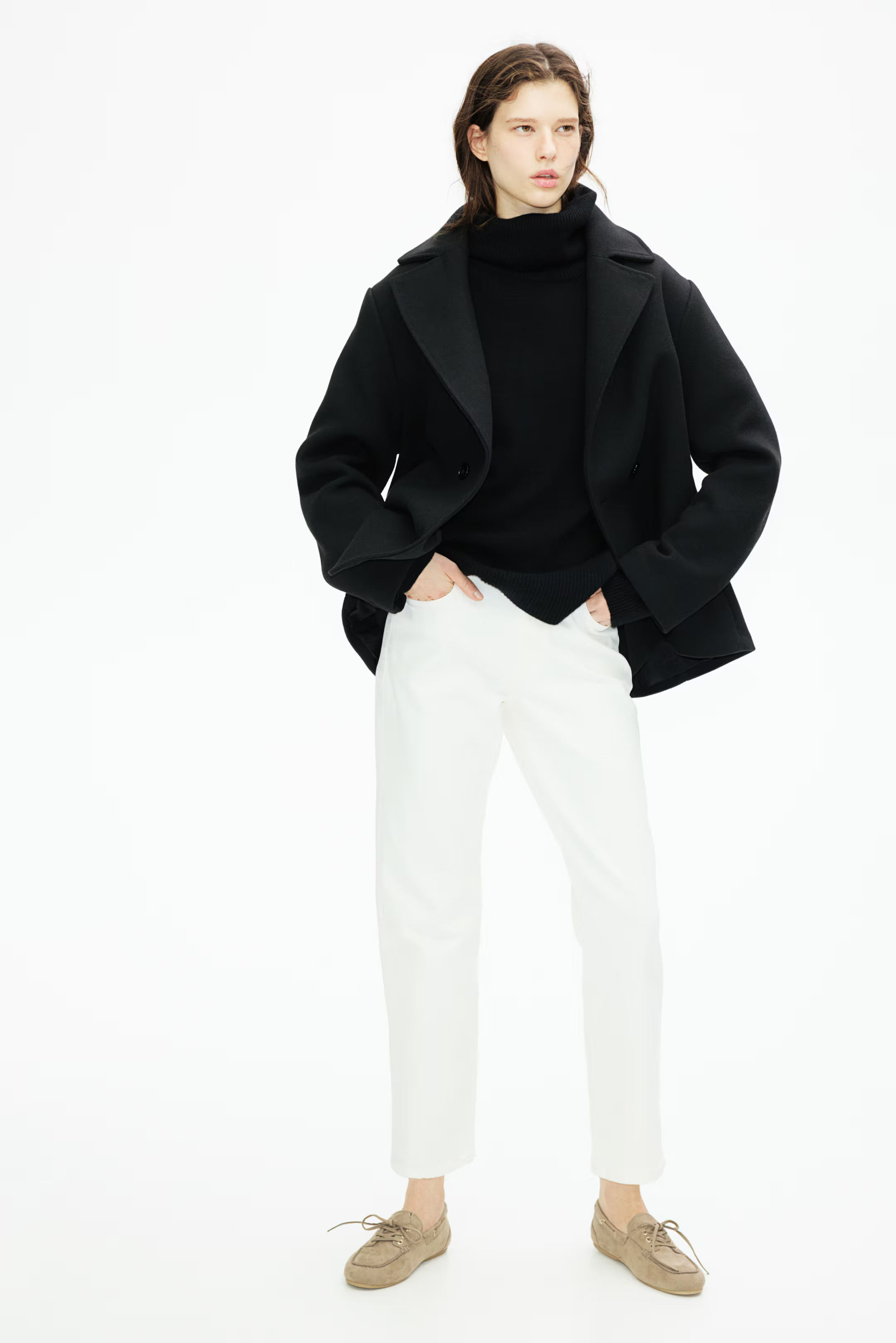 Slim Straight High Ankle Jeans | H&M (UK, MY, IN, SG, PH, TW, HK)