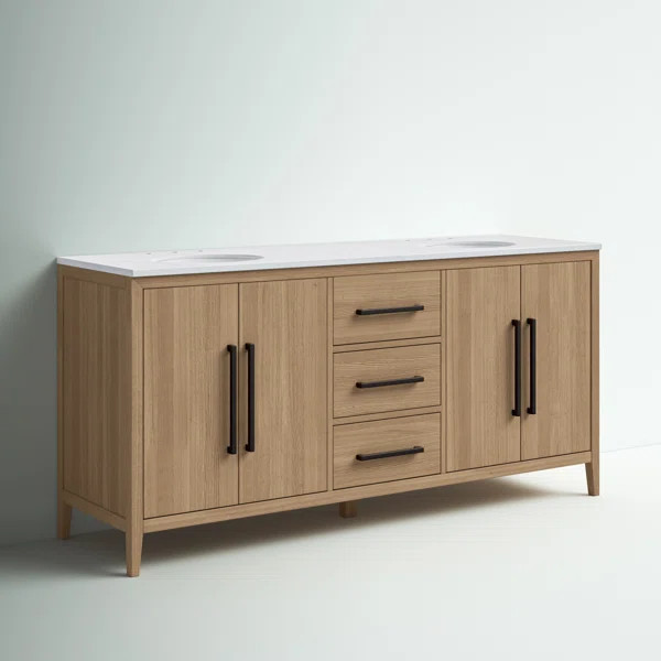 Alsup 72" Double Bathroom Vanity | Wayfair North America