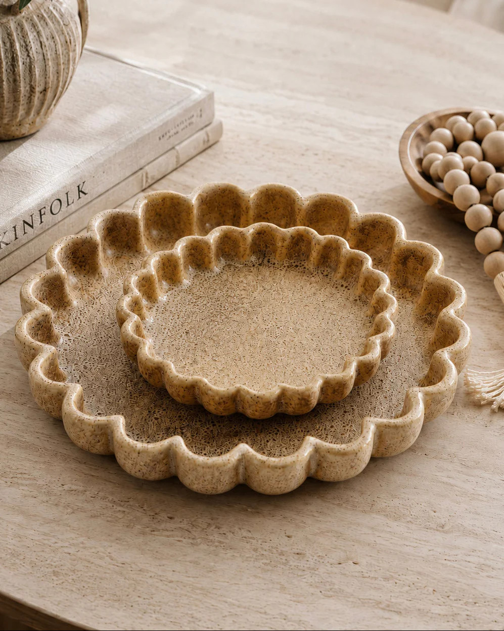 Natural Scallop Dish | MJHome