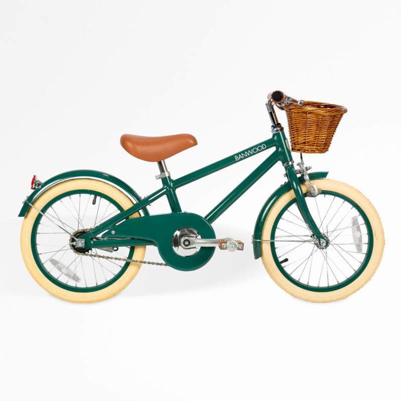 Banwood Classic Green Kids Bicycle | Crate & Kids | Crate & Barrel