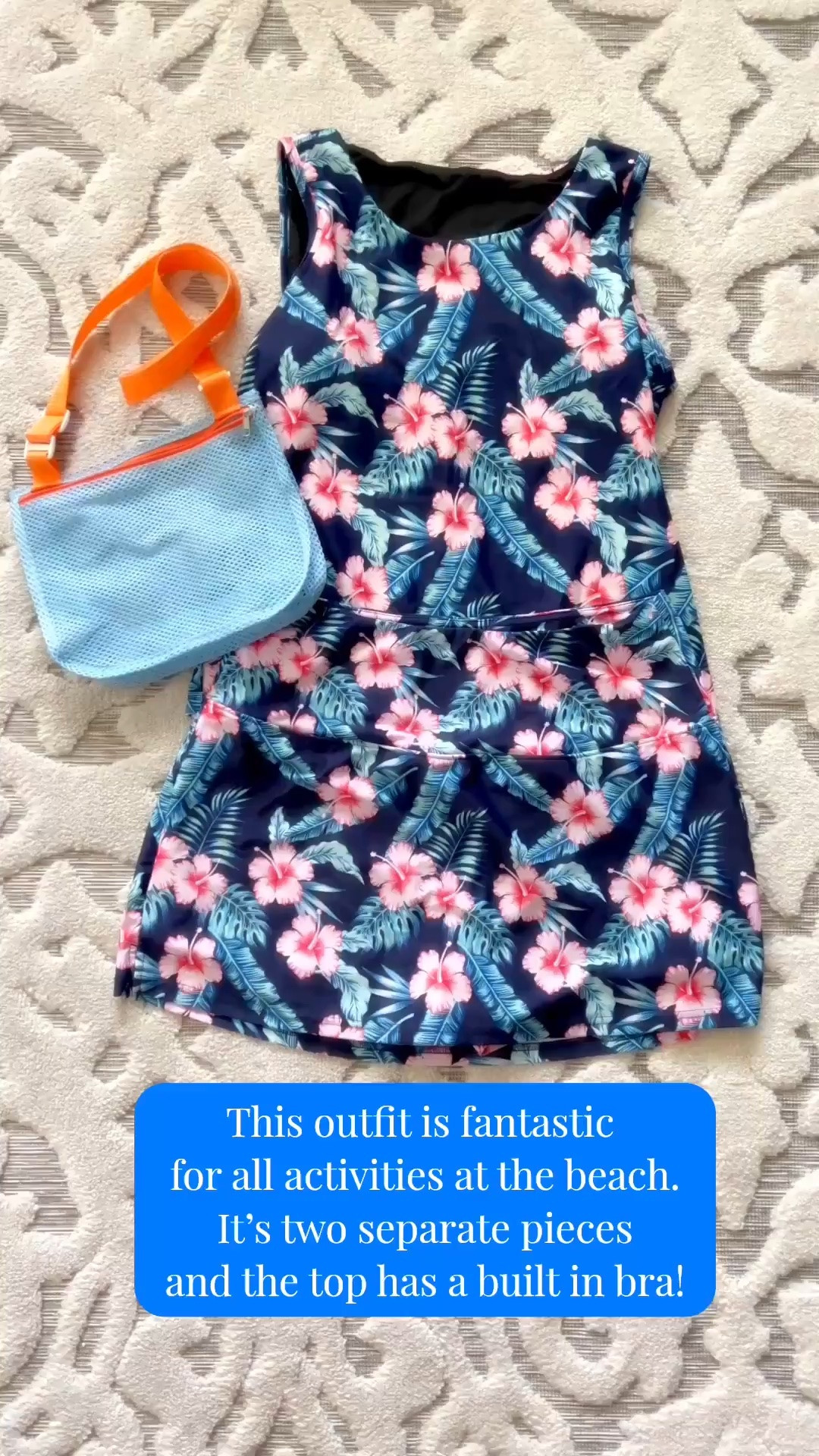 This outfit is fantastic for all activities at the beach. It’s two separate pieces and the top has a built in bra!

I purchased a large in both pieces. Fits true to size.

#LTKSeasonal #LTKOver40 #LTKSaleAlert #LTKTravel #LTKgrwm #LTKootd #LTKMidsize #LTKSwim #LTKvlog
