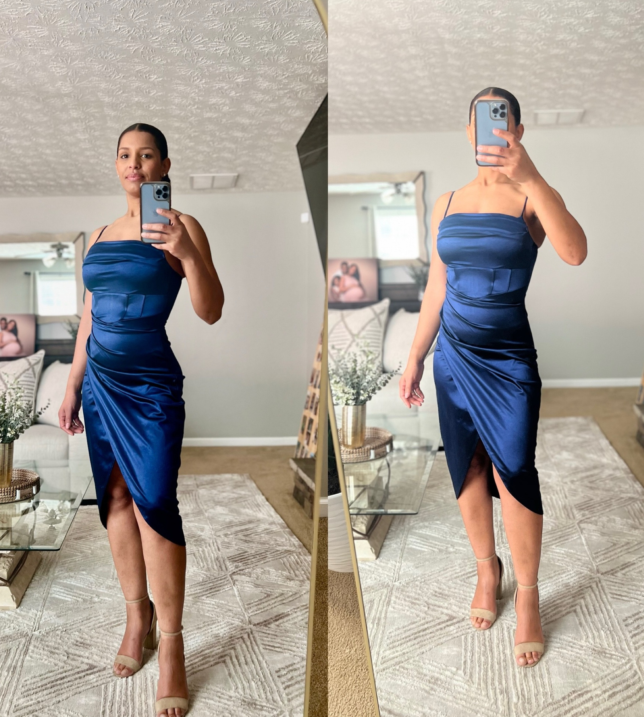 This beautiful formal satin midi dress, fits amazing. Date night, birthday party, formal dress, dress to impress, ootd, Ltk fashion 

#LTKparties #LTKstyletip #LTKsalealert