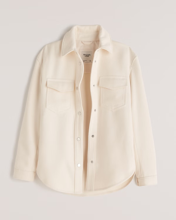 Cozy Shirt Jacket | Abercrombie & Fitch (US)