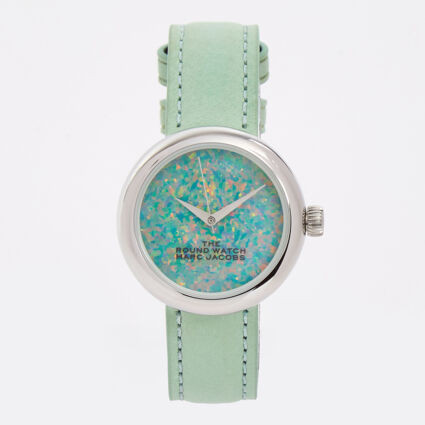 Green Leather Analogue Watch | TK Maxx