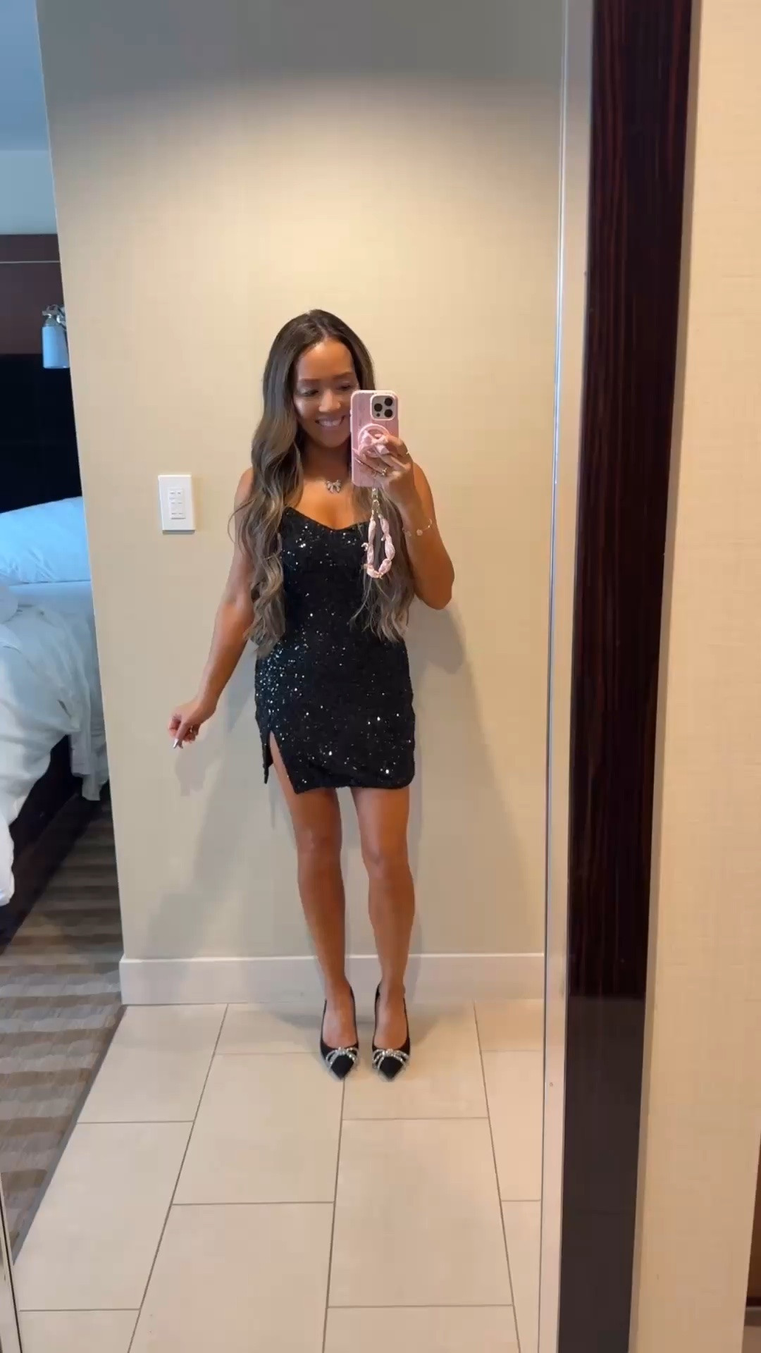 Black sequin mini dress - Vegas outfit - on sale until 8/10

#LTKTravel #LTKSaleAlert #LTKPetite
