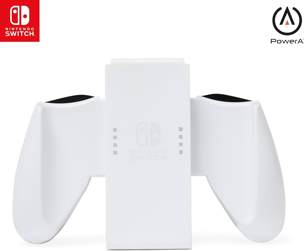 PowerA Joy-Con Comfort Grip for Nintendo Switch - White, game controller, gamepad, Nintendo Switc... | Amazon (US)
