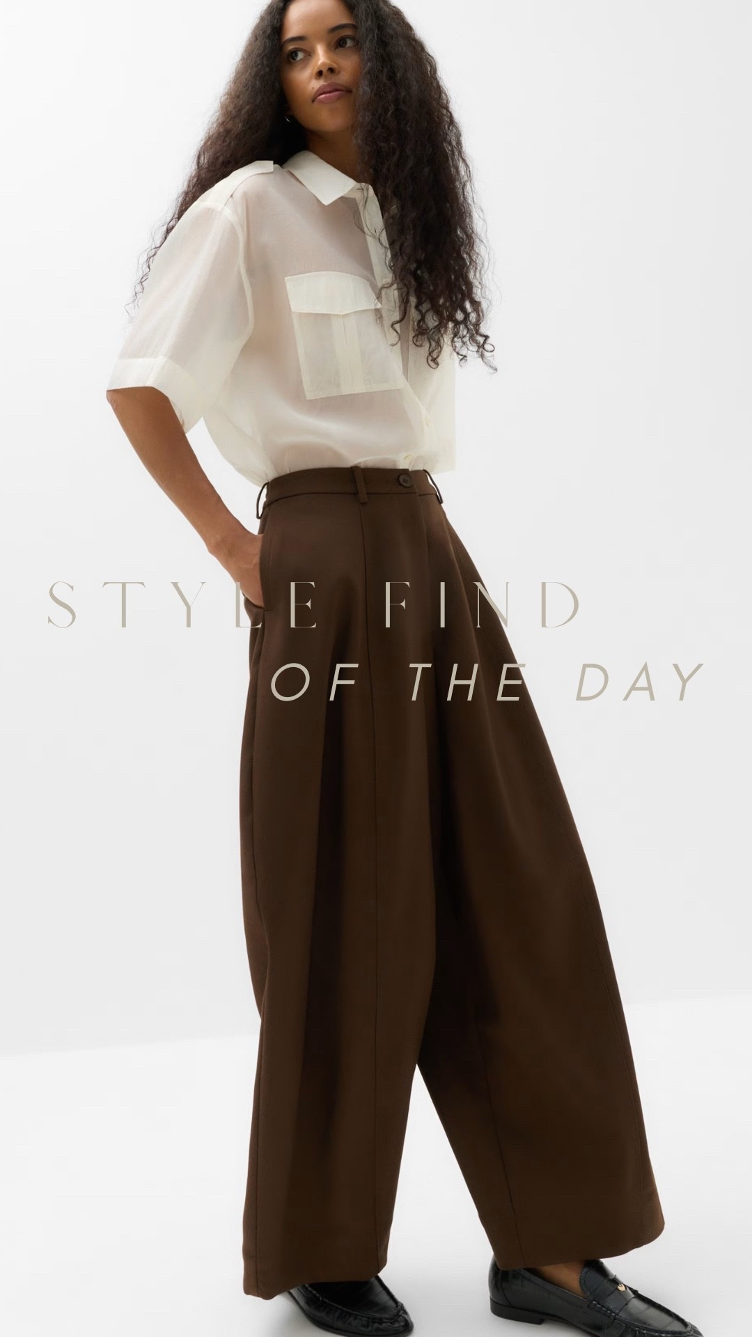 Style find of the day: barrel leg trousers £36 and perfect for transitional workwear

#LTKautumn #LTKworkwear #LTKstyletip