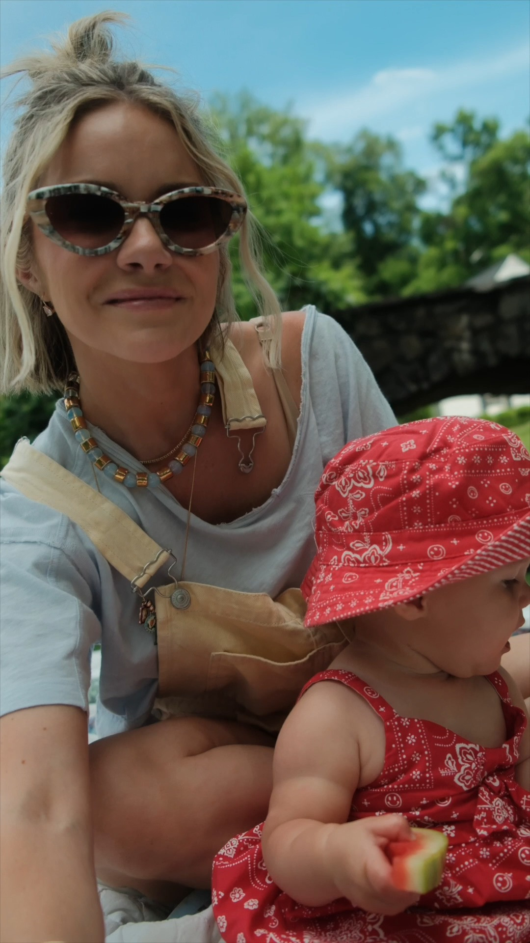 Barefoot in the creek, crawdad-catching, watermelon stained summer 🍉 @carters @oshkoshkids 

 #Carters #CartersPartner

#LTKBaby #LTKKids
