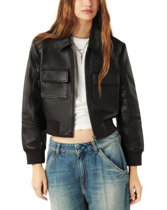 ba&sh Utica Leather Jacket   | Bloomingdale's Women | Bloomingdale's (US)