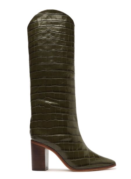 🤍 Annie b 🤍 green croc boots 🤍 forest green boots 🤍 fall shoes 🤍 fall wardrobe refresh 🤍 croc embossed boots 

#LTKshoecrush #LTKworkwear #LTKSeasonal